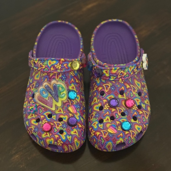๐๐ Lisa Frankโstyle Crocs โ Womenโs Size 7 ๐๐ - Picture 2 of 5
